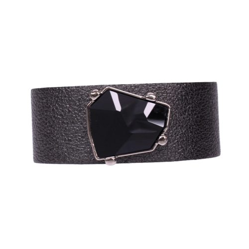 Wabi karkötő – Fekete színű kristállyal