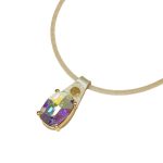 Queen irizáló kristály nyaklánc