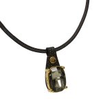 Queen kristály nyaklánc, fekete