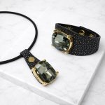 Queen Black Jewelry Set – Necklace and Bracelet
