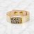 MOROCCO Leather Bracelet with Crystals - Gold