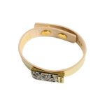 MOROCCO Leather Bracelet with Crystals - Gold