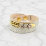 MOROCCO Wrap Leather Bracelet with Crystals