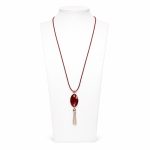 Candy - Burgundy Crystal Necklace