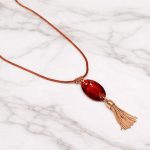 Candy - Burgundy Crystal Necklace