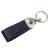 PRISM bőr kulcstartó kristályos felülettel - sötétkék