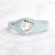 Blue Leather Bracelet with Pearl
