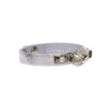 METEOR Leather Bracelet with Crystal