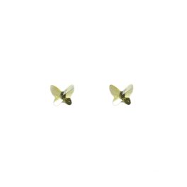 BUTTERFLY Yellow Crystal Stud Earrings (Small)