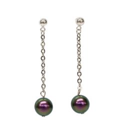 Pearl Chain Earrings