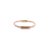 TWINS Rosegold Leather Bracelet with Crystals