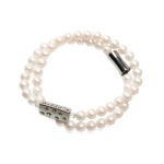 MOANA Pearl Bracelet - Silver colour elements
