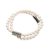 MOANA Pearl Bracelet - Silver colour elements