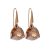 Large Triangle Crystal Earrings