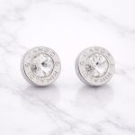 Cango&Rinaldi – Crystal Earrings, Silver Colour