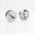 Cango&Rinaldi – Crystal Earrings, Silver Colour with Light Blue Stone
