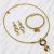 Dots Crystal Jewelry Set – Gold