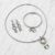 Dots Crystal Jewelry Set – Silver