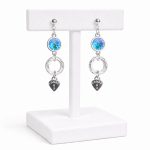 Dots Crystal Jewelry Set – Silver