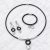 Dots Crystal Jewelry Set – Black