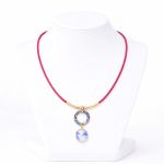 Dots Crystal Jewelry Set – Pink