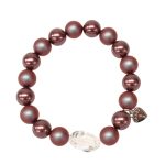 Pearl Bracelet Burgundy