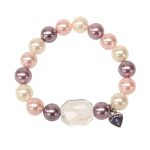Gyöngy karkötő többszínű