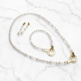 SIREN collection - Pearl and Crystal Bead
